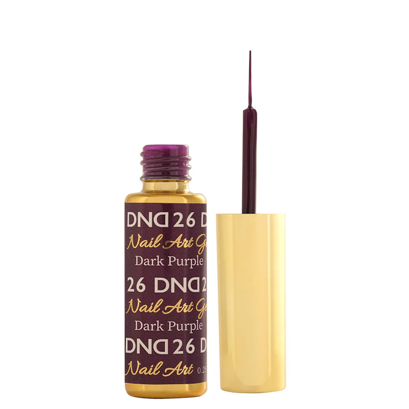 DND26 - Classic Dark Purple Gel Art Liner - Image 2