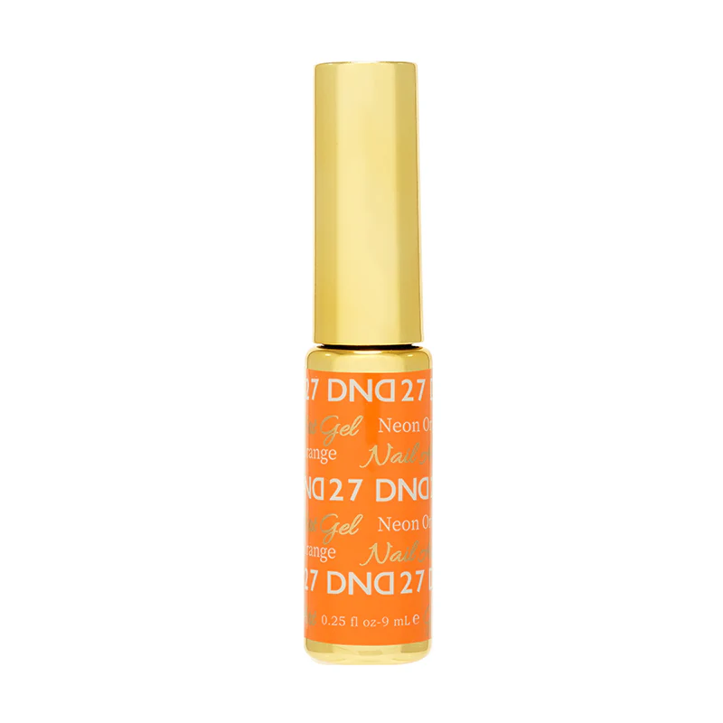 DND27 - Classic Neon Orange Gel Art Liner