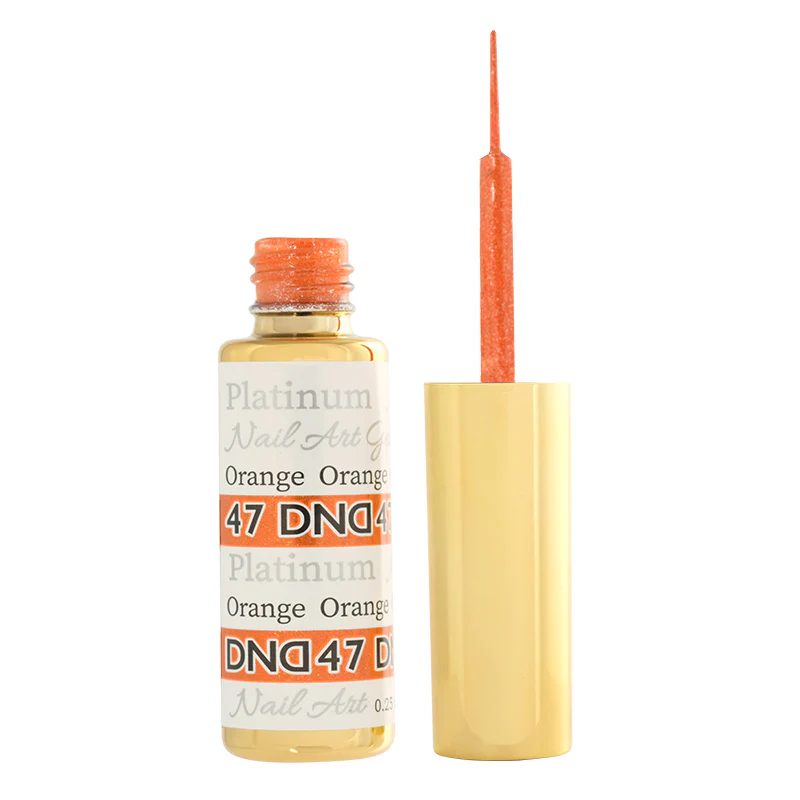 DND47 - Platinum Orange Gel Art Liner