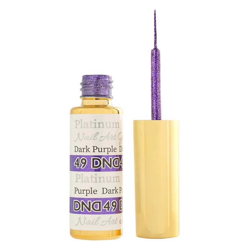 DND49 - Platinum Dark Purple Gel Art Liner